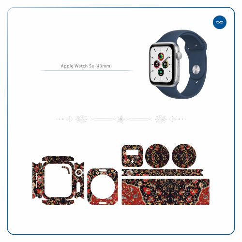 Apple_Watch Se (40mm)_Persian_Carpet_Red_2